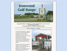 Tablet Screenshot of ironwoodgolfrange.com